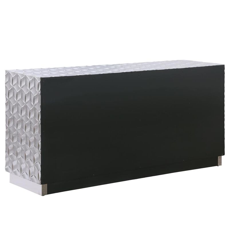 Best Master Furniture Ferdi 65 Silver Sideboard