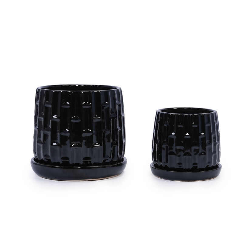 Tumsme Handmade Ceramic Planter Set image number 0