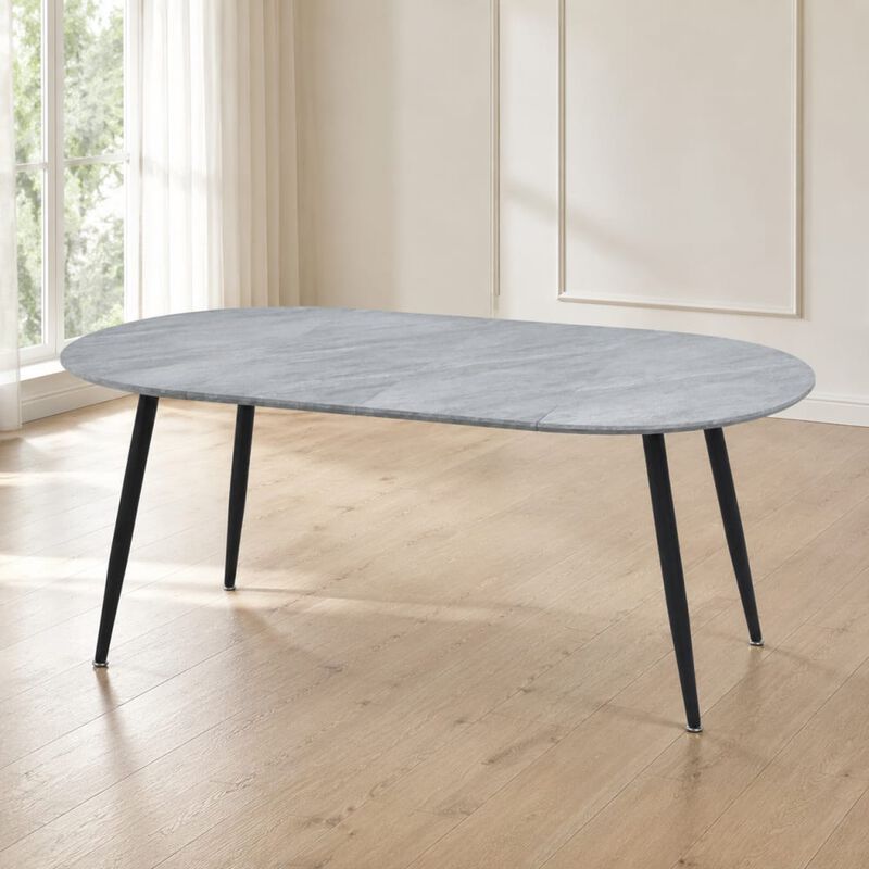 GOODSILO Extensible Multi-Functional Table with Sturdy Wood Legs for Dining, Office, and Coffee Use, 100/140/180cm image number 2