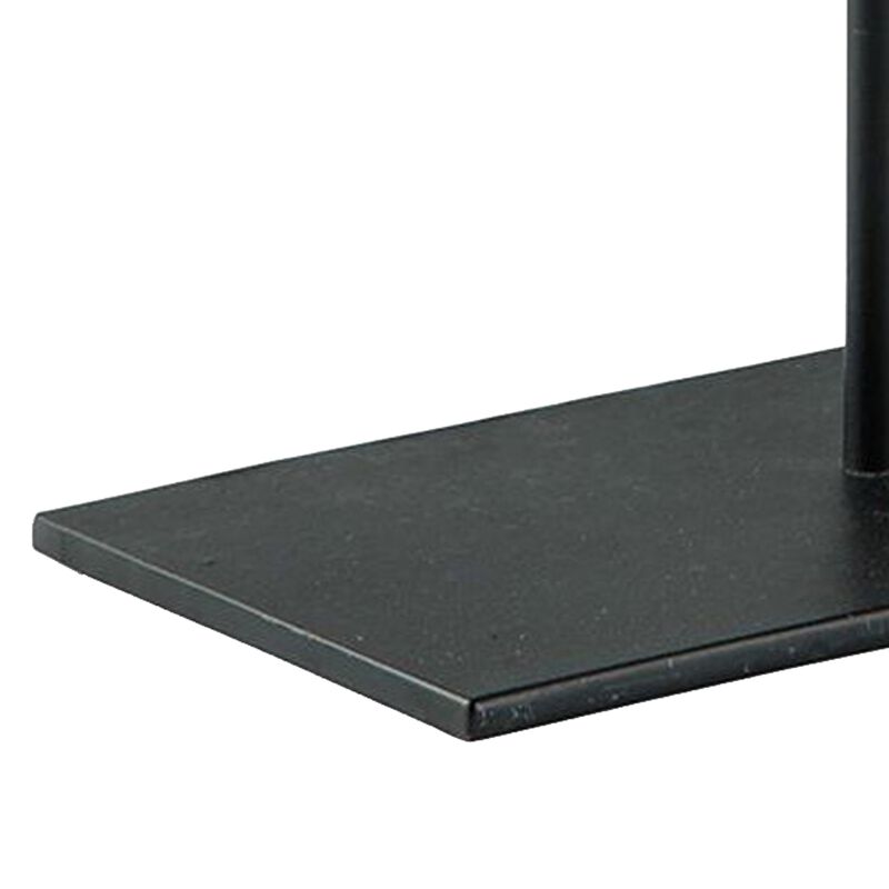 Bena 16 Inch Tabletop Home Decor Sculpture Art Piece, Brown Wood Finish - Benzara