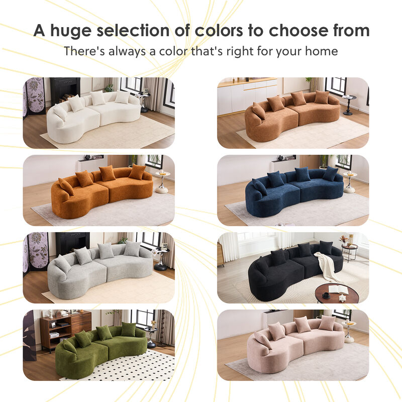 Stowag Curved Boneless Sofa image number 6