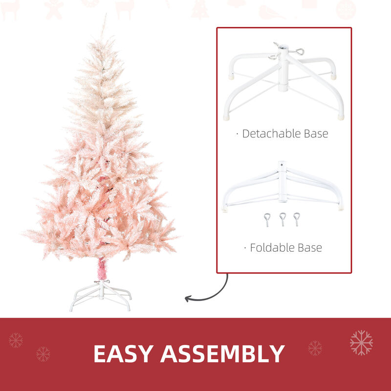 BreeBe 5ft Unlit Christmas Tree with 450 Tips image number 4