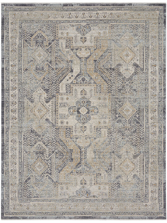 Lynx LNX01 Ivory/Charcoal 7'10" x 10'1" Rug