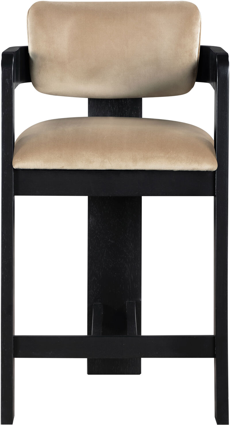 Meridian Furniture Sacha Velvet Stool