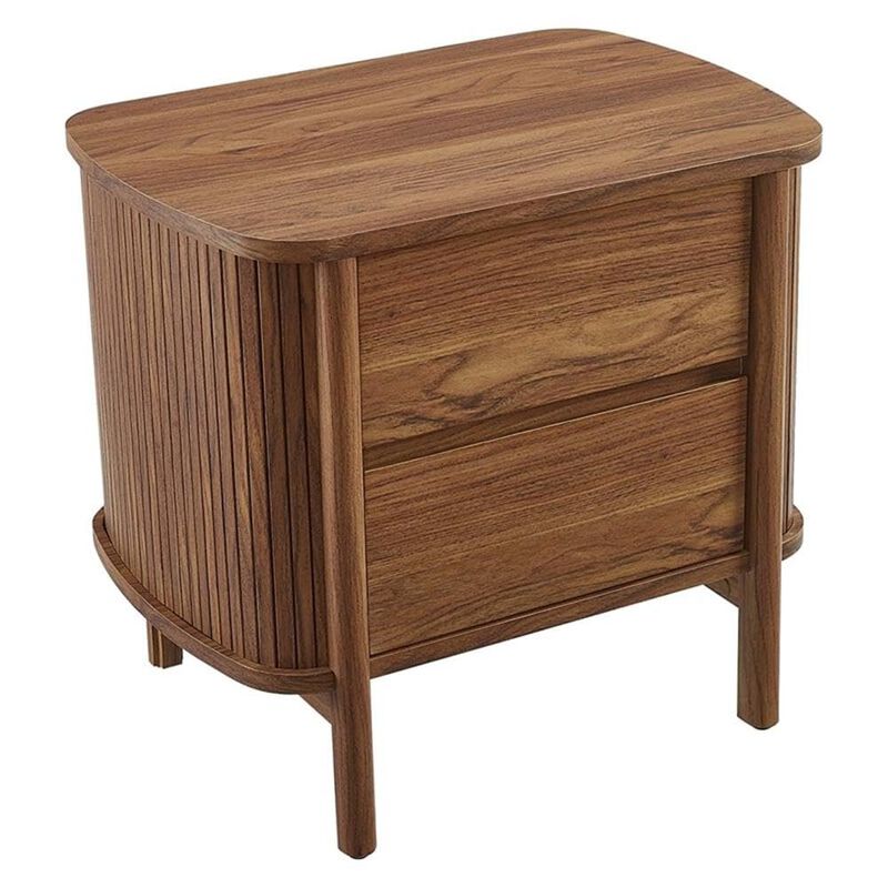 Cadence Fluted 2-Drawer Nightstand in Color image number 4