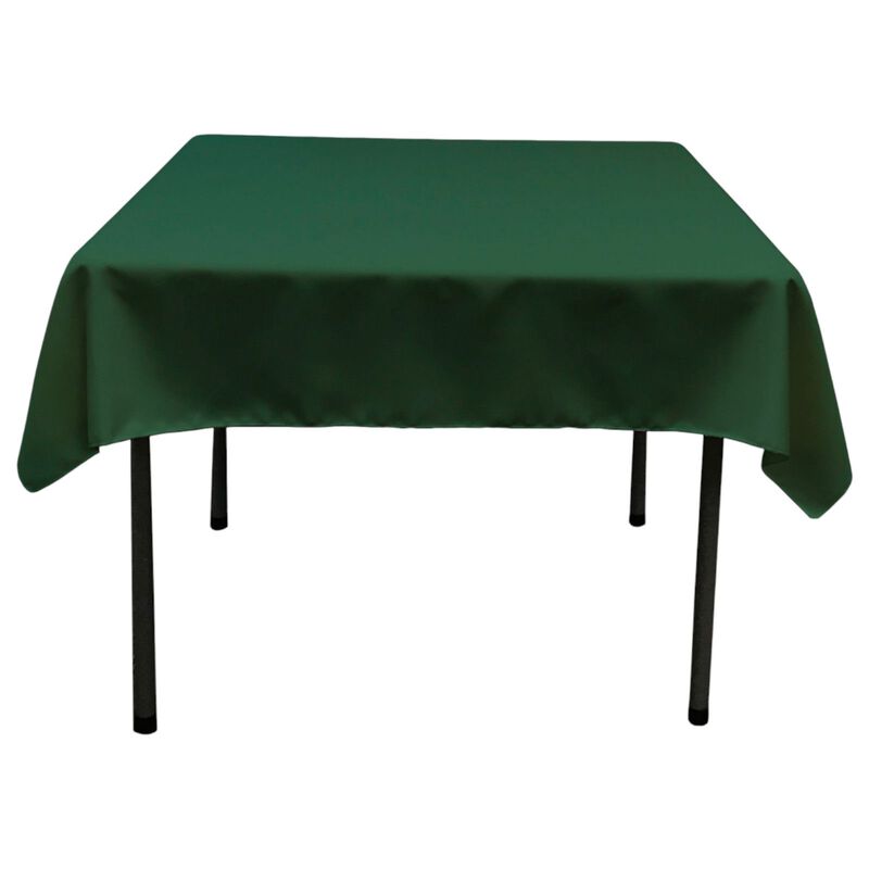 Durable Square Tablecloth in Polyester Poplin Fabric for Dining Table Protection image number 0