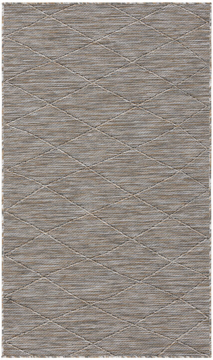 HomeRoots Geometric Indoor Outdoor Area Rug