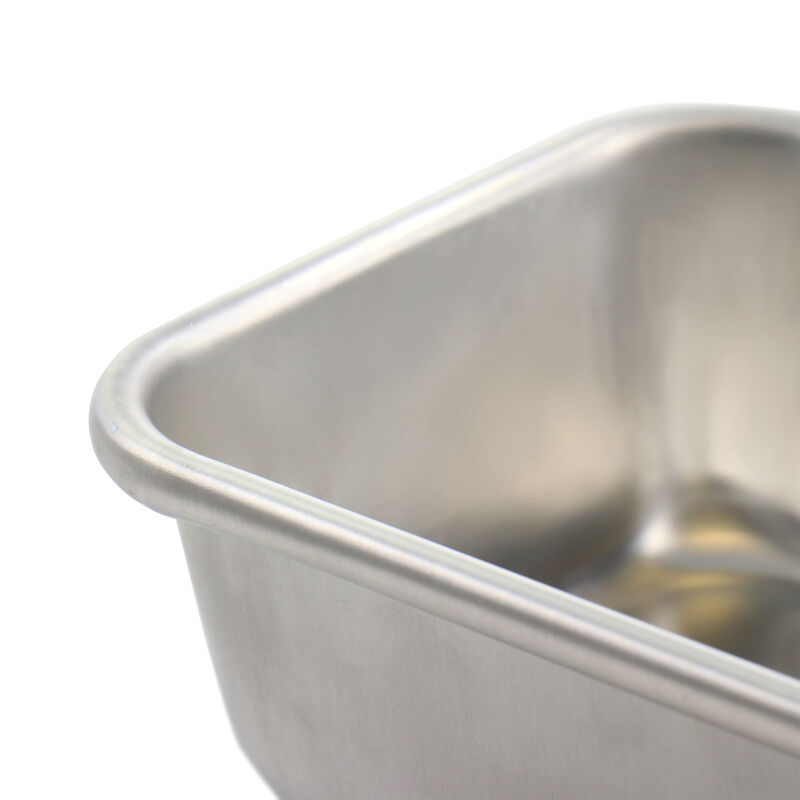 Martha Stewart 9 Inch Aluminum Rectangle Loaf Pan image number 4