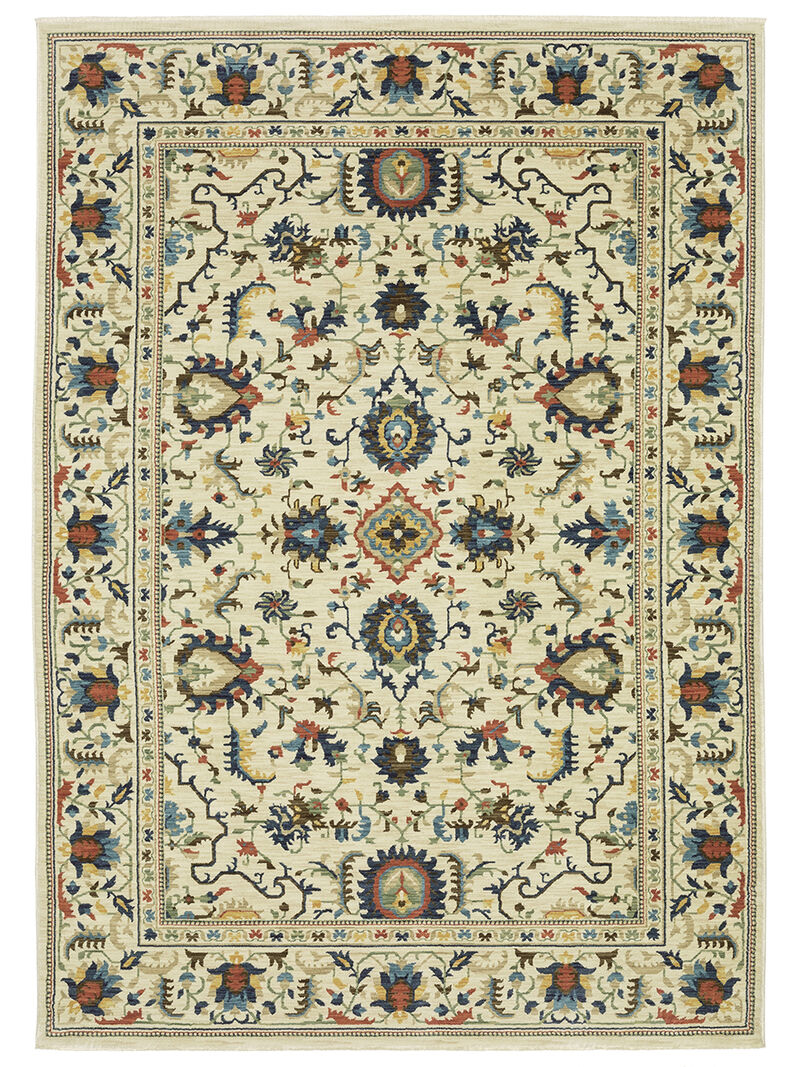 Francesca 5'3" x 7'6" Ivory Rug image number 0