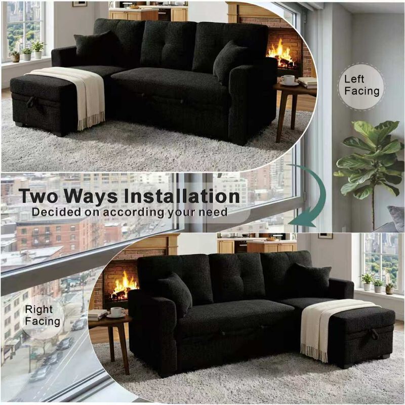 Ludfob Storage Sleeper Sofa image number 4