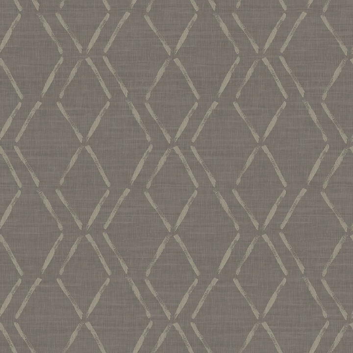 Tapa Brown Trellis Wallpaper