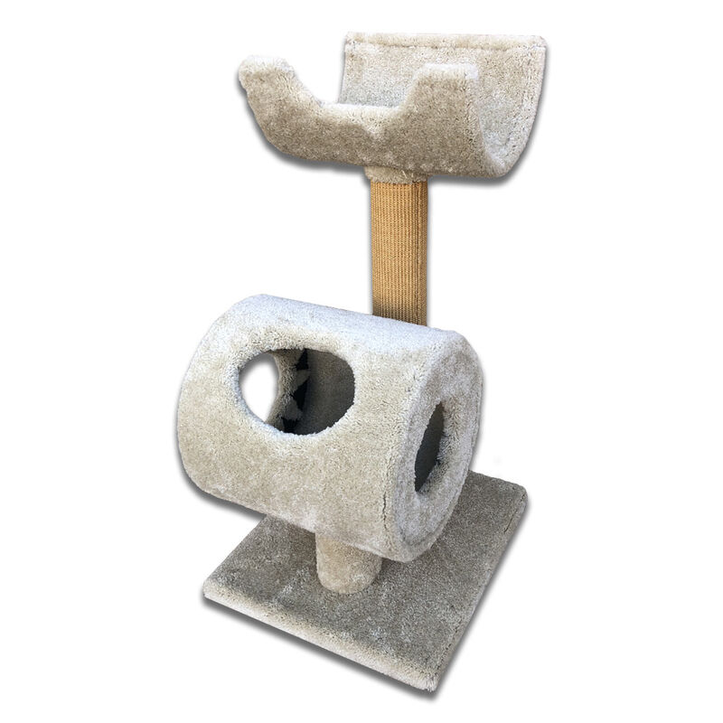 Royal Cat Boutique 40-in Cat Perch & Play Tunnel, Neutral, Medium image number 0