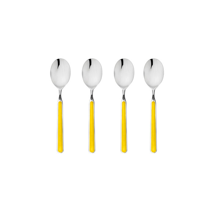 Fantasia 4-Piece Coffee Spoon Set in Sunflower