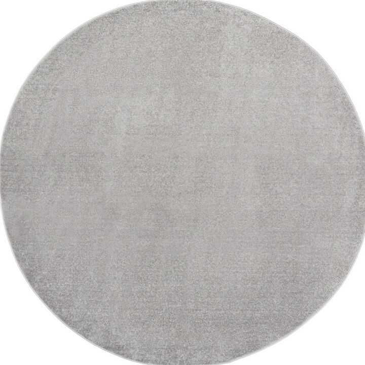 HomeRoots Round Indoor Outdoor Area Rug