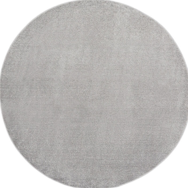 HomeRoots Round Indoor Outdoor Area Rug image number 0