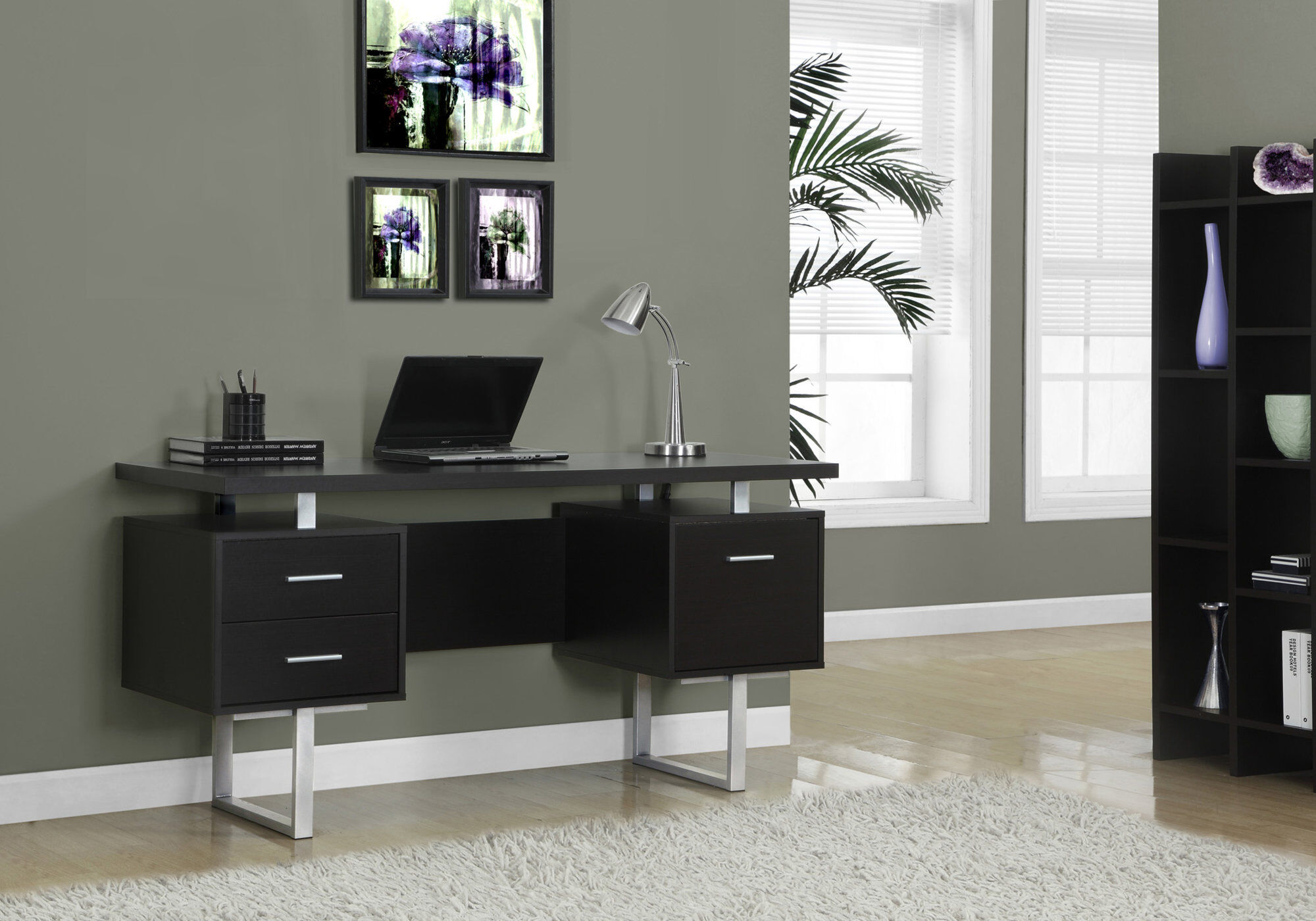 Monarch Specialties Computer Desk - Thumbnail 2