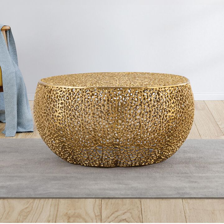 Pavressa White Hourglass Coffee Table