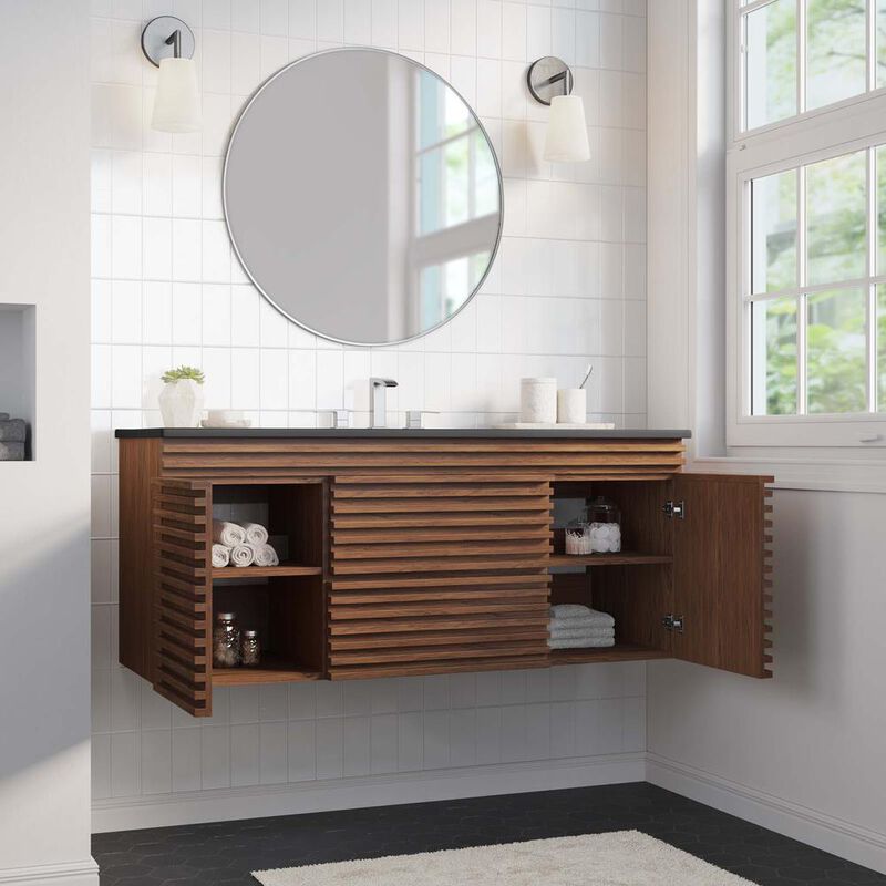 Modway Render 48 Wall-Mount Bathroom Vanity