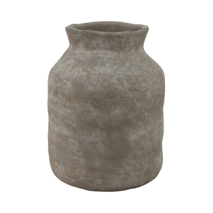 16x12" Milk Vase, Gray