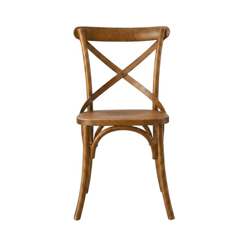 Solid Wood Dining Side Chair with Cushioned Seat for Dining Room, White image number 0