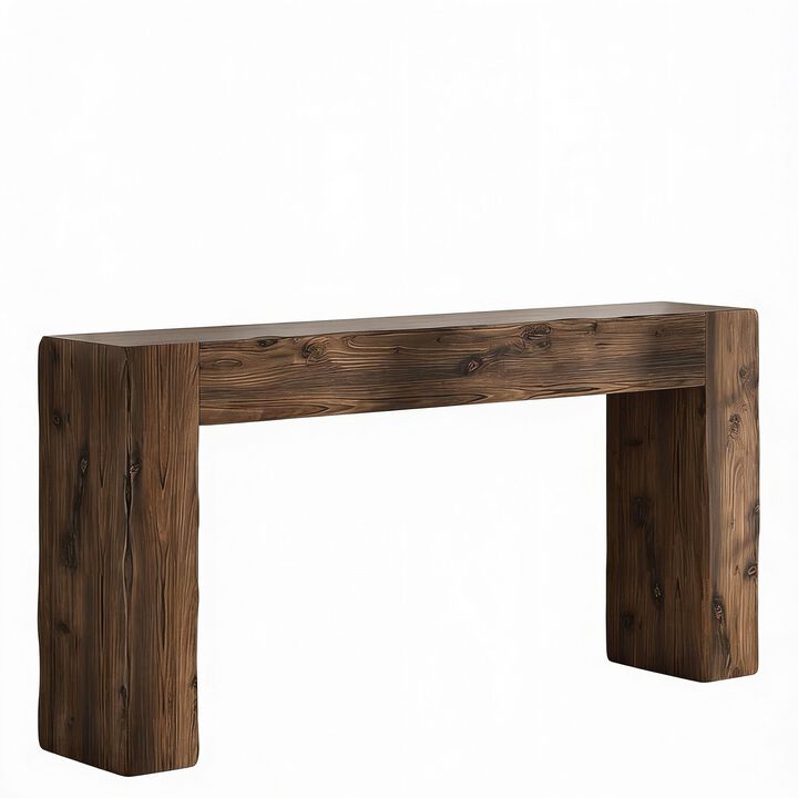 Tribesigns Farmhouse Wood Console Table