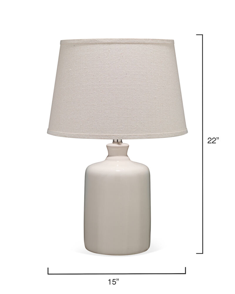 Cream Milk Jug Table Lamp