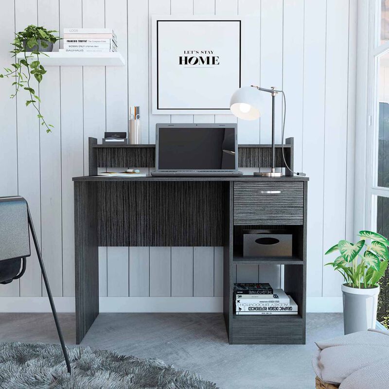 Modern Computer Desk Featuring Two Drawers for Neat and Productive Workspace