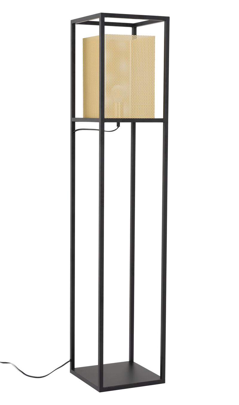 Yves Floor Lamp Gold & Black