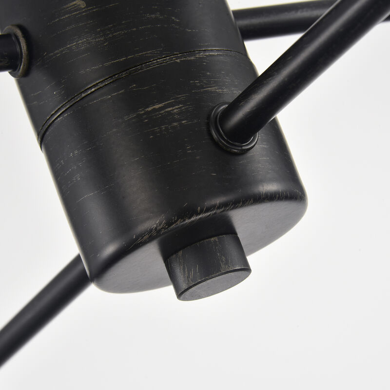 Luisa 4-light Sputnik Antique Black Finish Flush Mount image number 6