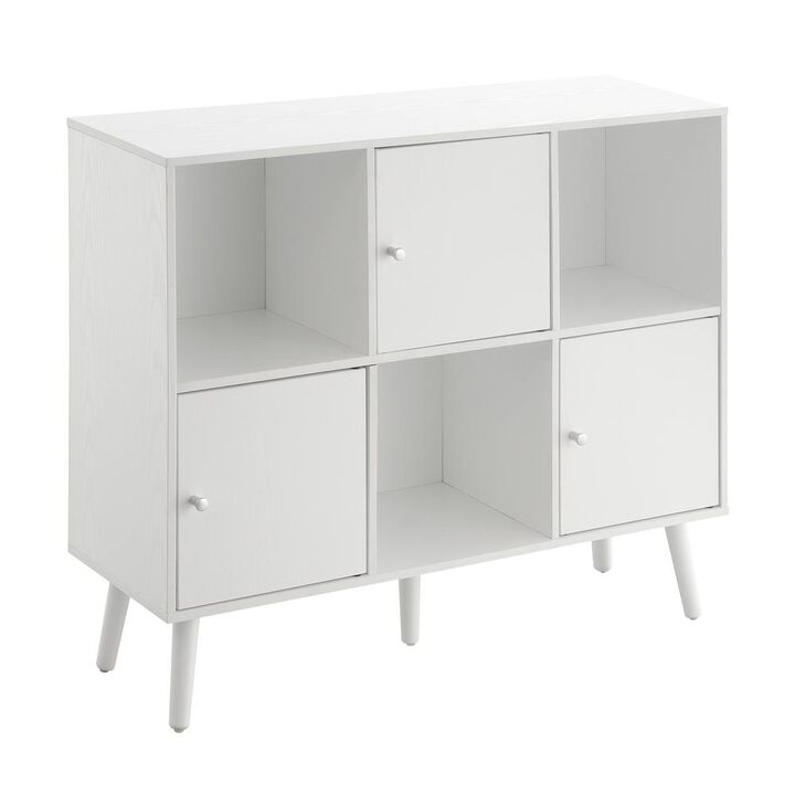 Convience Concept, Inc. Xtra Storage 3x2 3 Door Cabinet Console Table