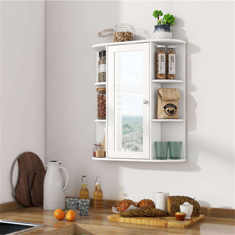 Classic Wall Cabinet for Bathroom, Kitchen, or Laundry Room