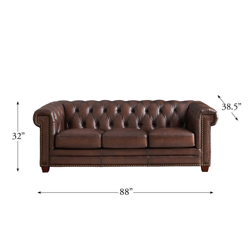 Stanwood Top Grain Leather Sofa