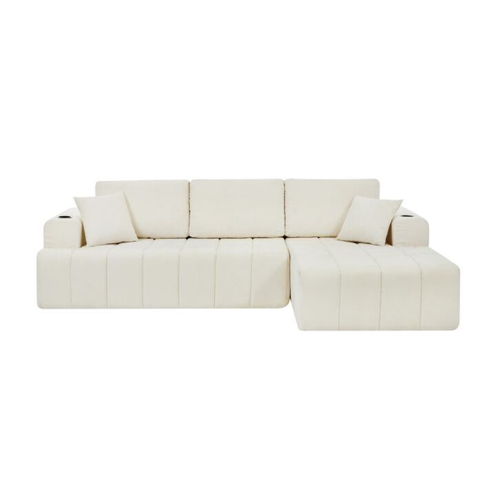 Blufji Modular L-Shaped Sectional Sofa