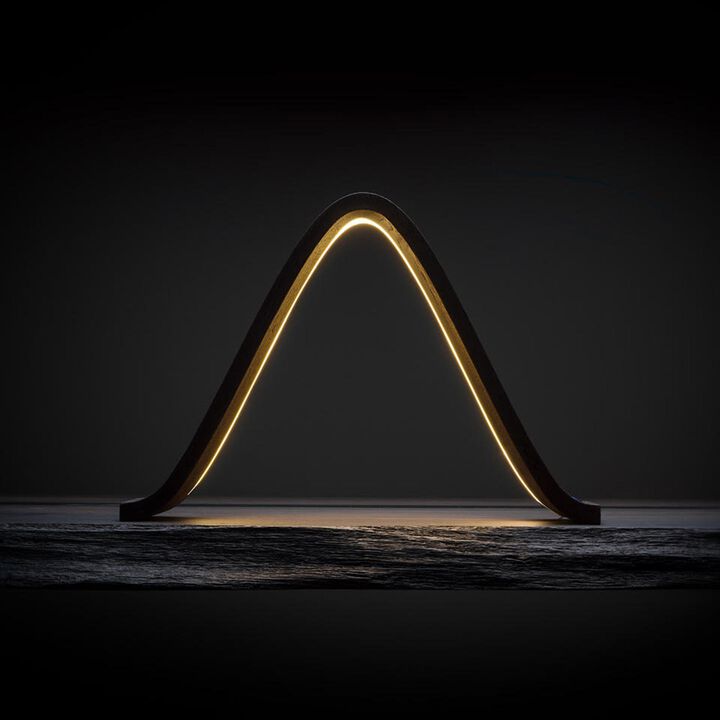 Lamp LAMBDA Black/Brown