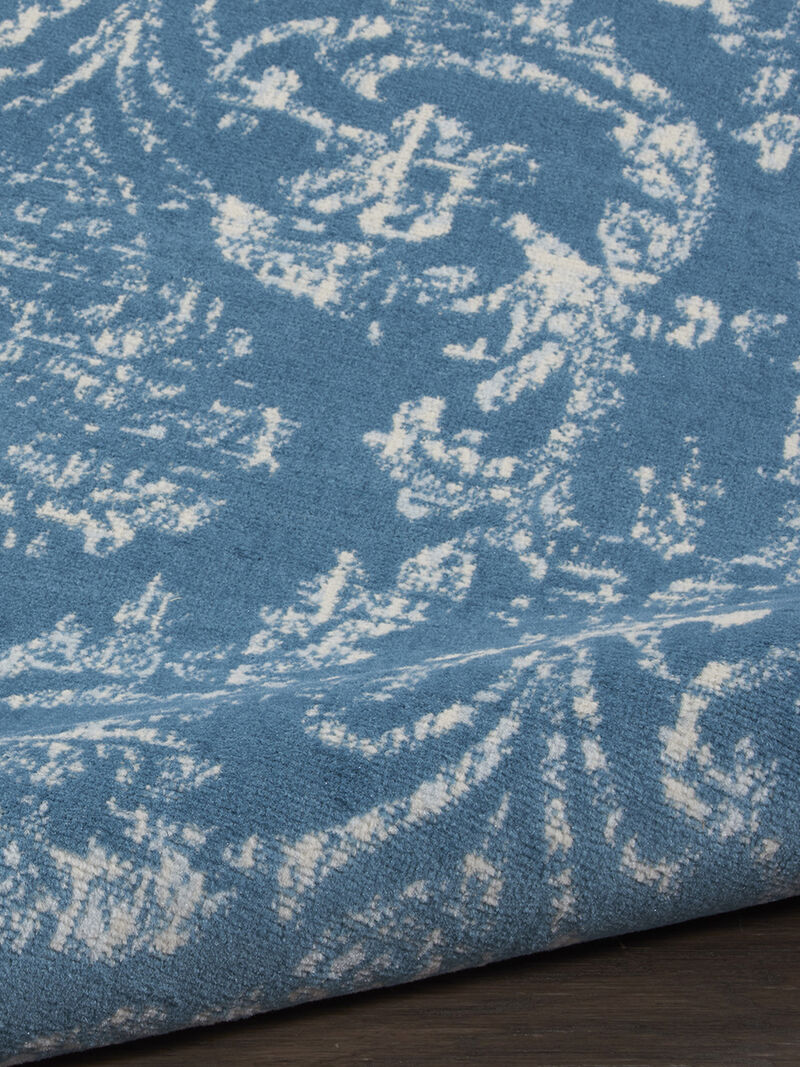 Jubilant JUB09 Blue 5'3" x Round Rug