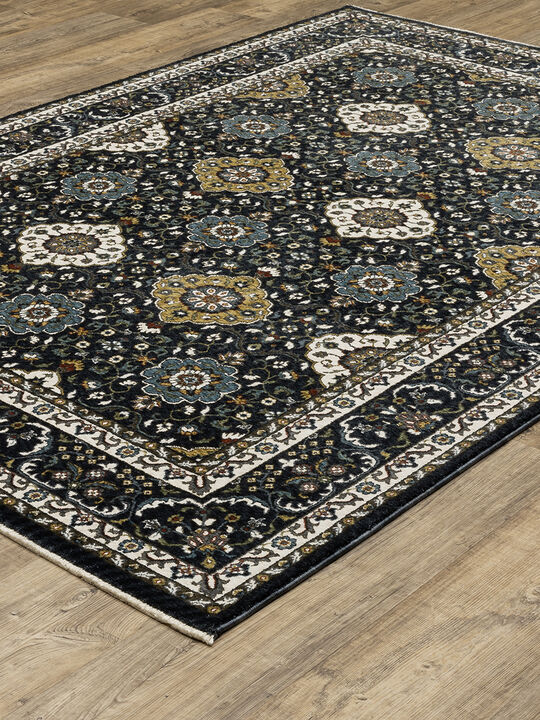 Vivian 2'3" x 7'6" Navy Rug