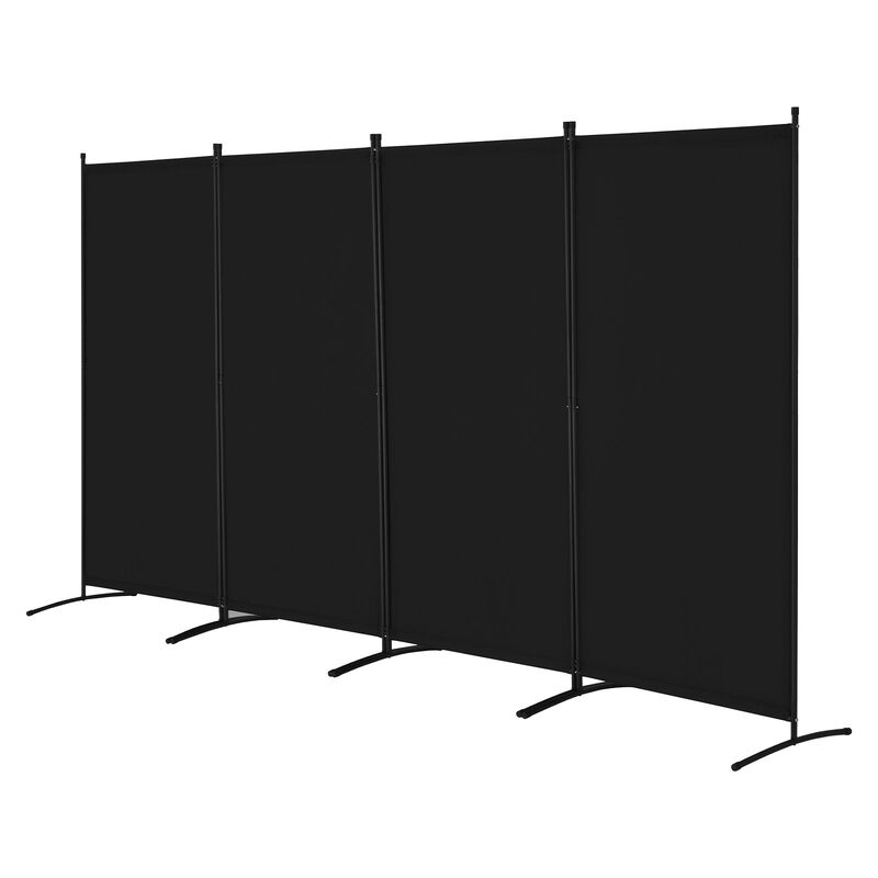 4-Panel Folding Room Divider for Privacy in Bedroom, Office, or Living Room