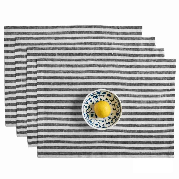 Linen Placemats - Amalfi Stripe (Set of 4)