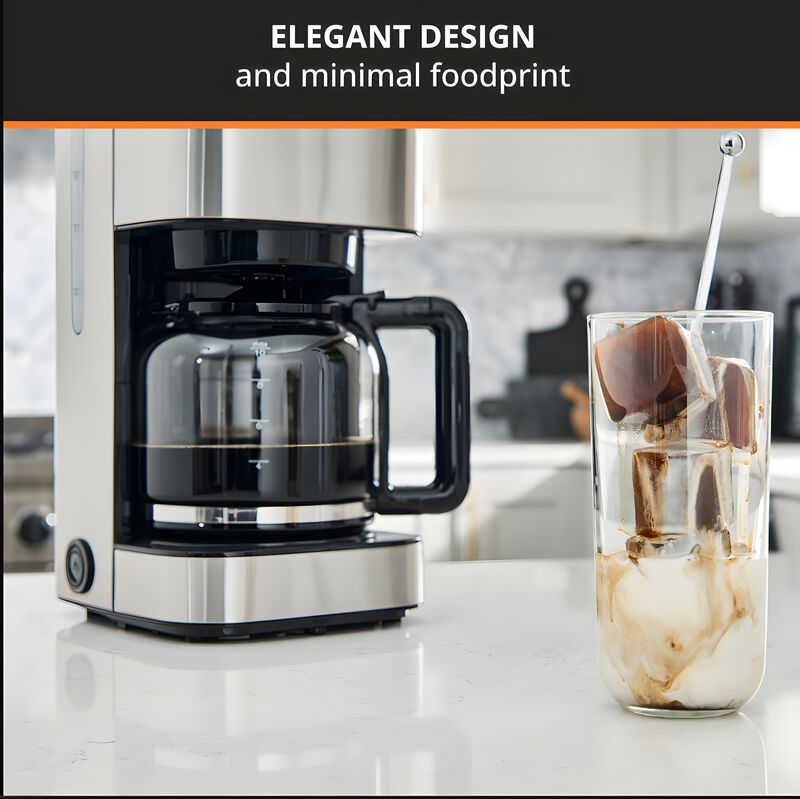 Krups Simply Brew 10-Cup Drip Coffee Maker | Stainless Steel image number 3