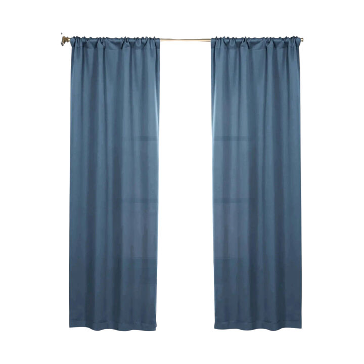 Blackout Curtain Set of 2, Solid Window Drapes for Bedroom and Living Room