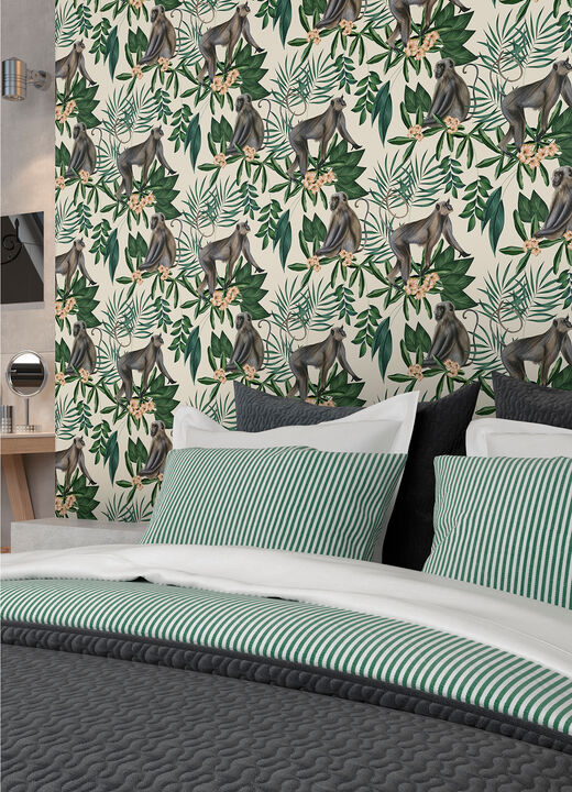 Morris Cream Tropical Jungle Wallpaper (Set of 2)