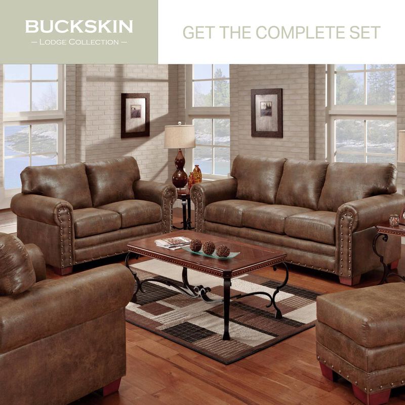 American Furniture Classics Buckskin Sleeper Sofa image number 4