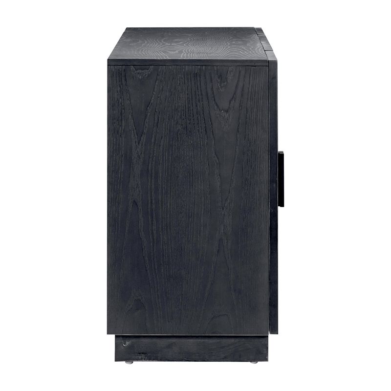 TOV Nolan Black Wood Media Console, 72.2" W x 32.3" H image number 5