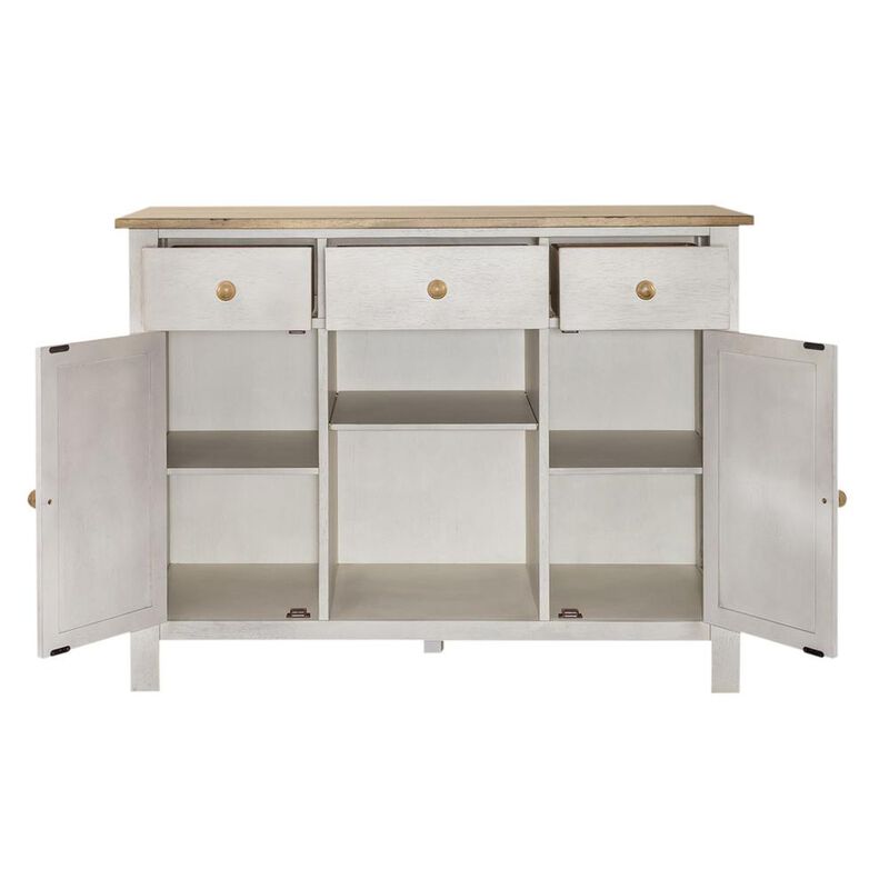 Liberty Furniture Lindsey Farm Server in Weathered image number 2