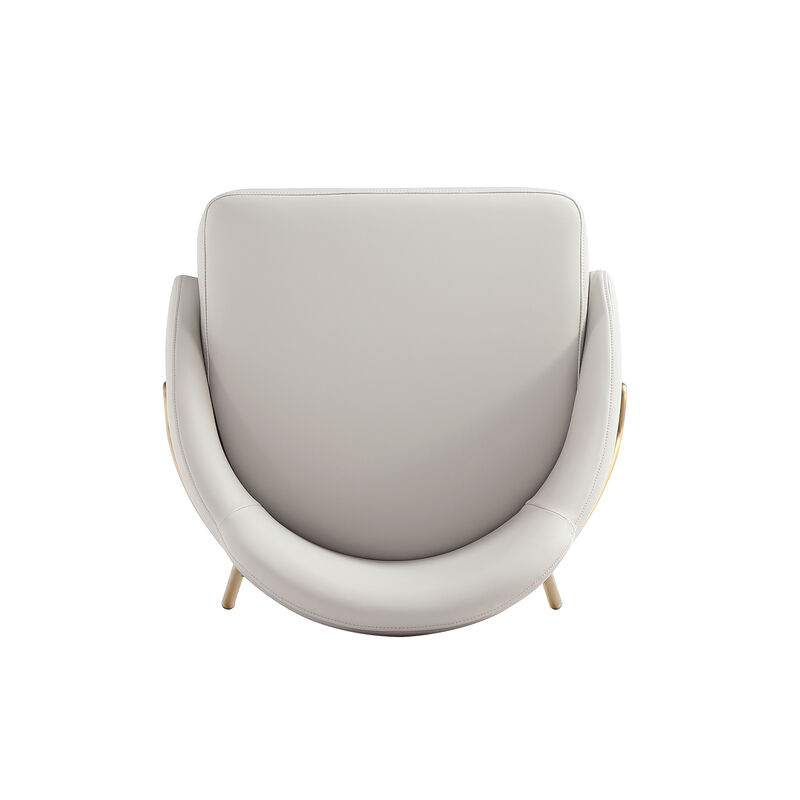 Gracie Counter Stools in Gray and Gold (Set of 3)