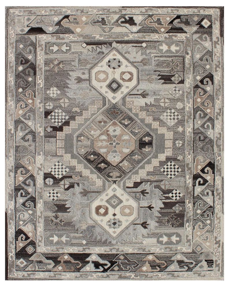 HomeRoots Southwestern Hand Tufted Non Skid Area Rug image number 0