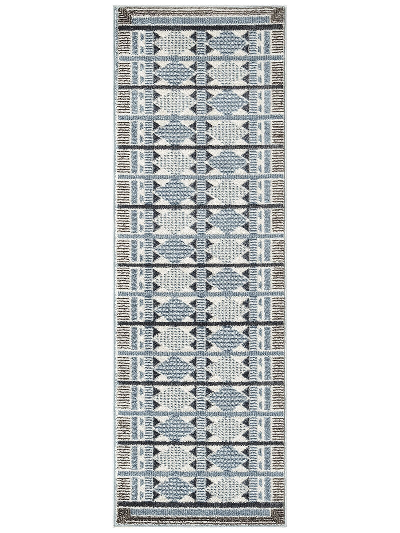 Nordic NRC06 Blue 2' x 6' Rug