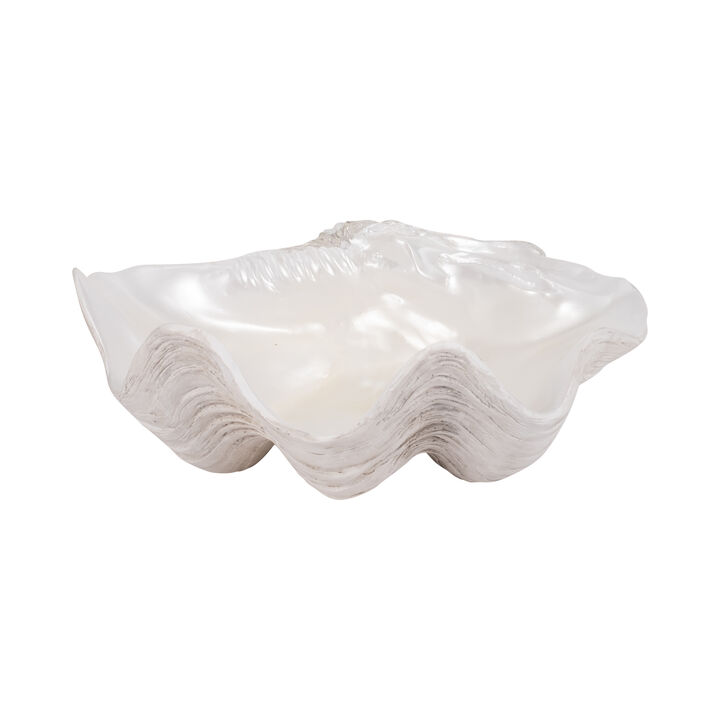 13" Pearlized Shell Bowl