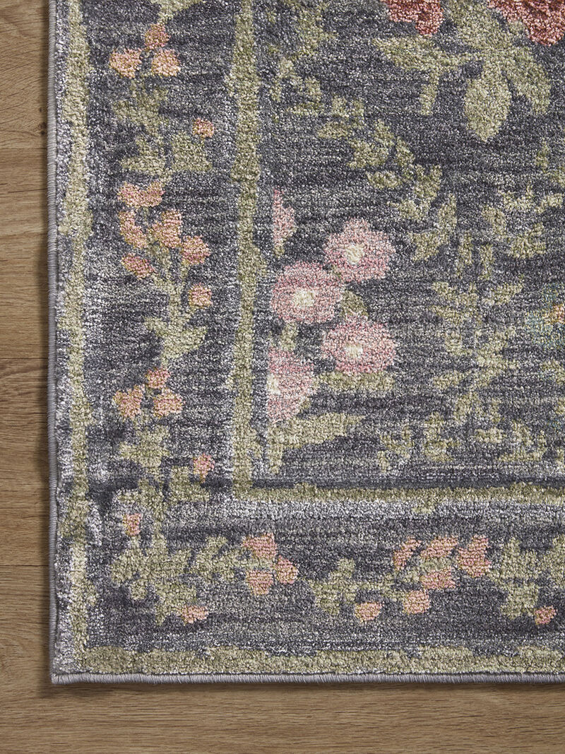 Fiore FIO04 Charcoal 6'3" x 9' Rug