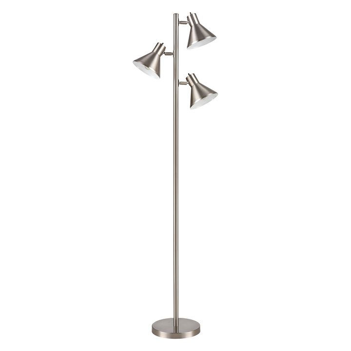 Loman 65'' High 3-Light Floor Lamp